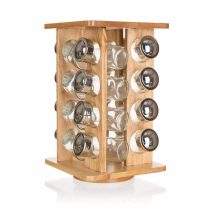   BRILLANTE 16 db-os fa fűszertartó készlet – 30,3 cm 27060116
