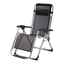 Összecsukható Napozóágy - Fekete 27260