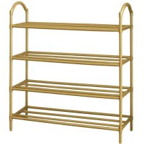 4 Szintes Arany Cipőpolc és Lábbeli Rendszerező 27542