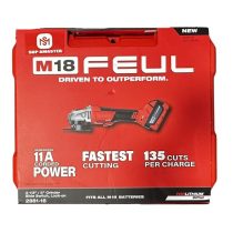   Akkumulátoros Sarokcsiszoló Szénkefe Nélküli Motorral 2881-18