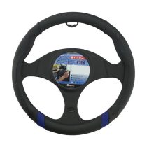   Compass kormányvédő huzat – fekete-kék, 37–39 cm 31457 