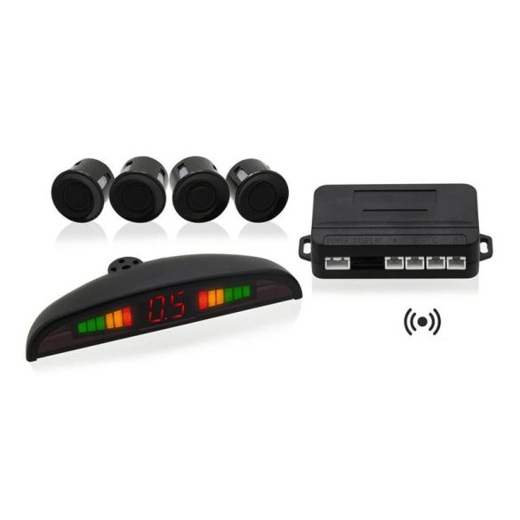 Tolatóradar rendszer – 4 érzékelővel, LED kijelzővel, wireless 33603