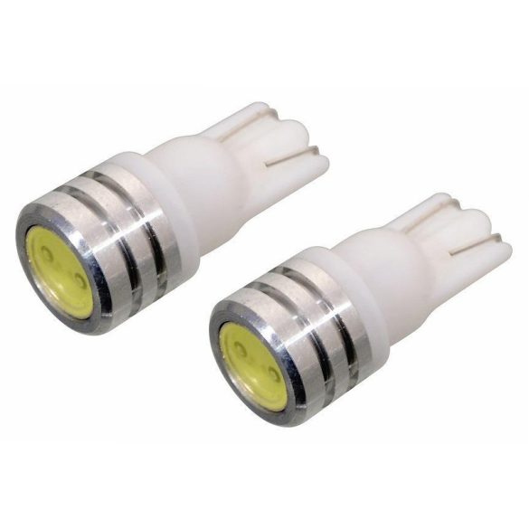 Autós LED izzó 1SUPER LED – 12V T10, fehér (2 darabos szett) 33770