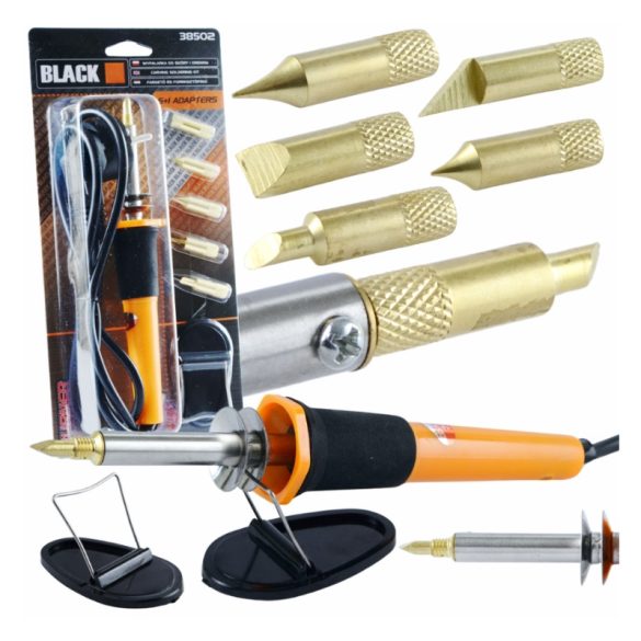 Faégető és forrasztópáka készlet 5+1 adapterrel 38502