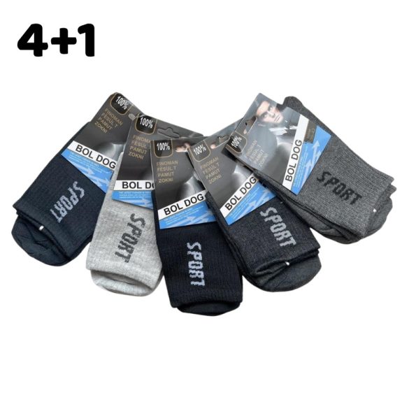 4+1 Férfi sport zokni 43-47 400345-1