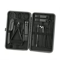   Prémium 24 részes manikűr és pedikűr szett – elegáns tokban fekete - 40683700b