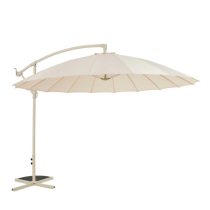   Állványos függesztett napernyő – krémszínű, 3 méteres 426800
