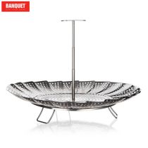   BANQUET Gombócpároló teleszkópos tartóval CULINARIA 23 cm 45152005
