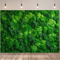   Élethű Moha Hatású Nyomtatott Háttérfal (2D) - Poliészter Dekoráció 47M895GV79-130