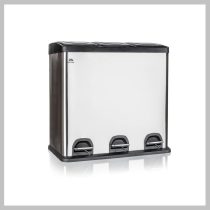   Brilanz Rozsdamentes acél szemetes SAVERY 60 l (3 x 20 l) 48860953