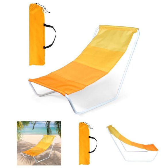 Összecsukható strandnapágy sárga 489272