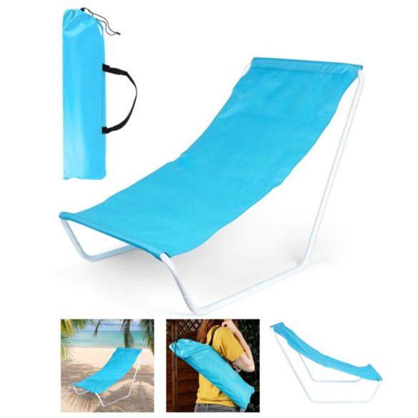 Összecsukható strandnapágy kék 489273