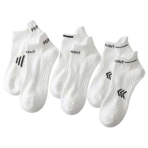 3 pár fehér rugalmas sportzokni 4GM59536K9