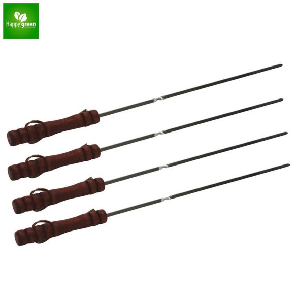 HAPPY GREEN Krómozott BBQ grilltűk 40 cm, 4 db 5012135