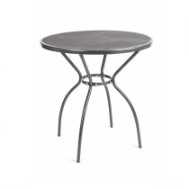   HAPPY GREEN ROUND acél kerti asztal – Ø70 x 72 cm, szürke 50300901