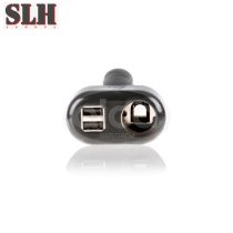Alca szivargyújtós elosztó 2+1 USB  12V 510100