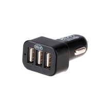 Alca | szivargyújtós USB elosztó | 3 port | fekete 510510