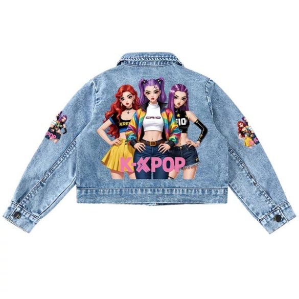 K-pop Rajongói Farmerdzseki – 3-4 Éveseknek (92-104 cm) 52M3858W1X