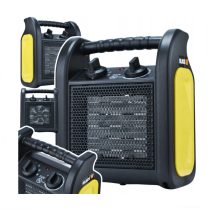   BLACK Hordozható hőlégfúvó és ventillátor – 2000W, fekete 55062