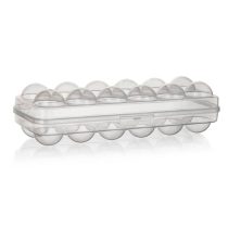   BANQUET myKITCHEN átlátszó műanyag tojástartó doboz, 12 tojás számára, 27 x 10 x 6,7 cm 55072048