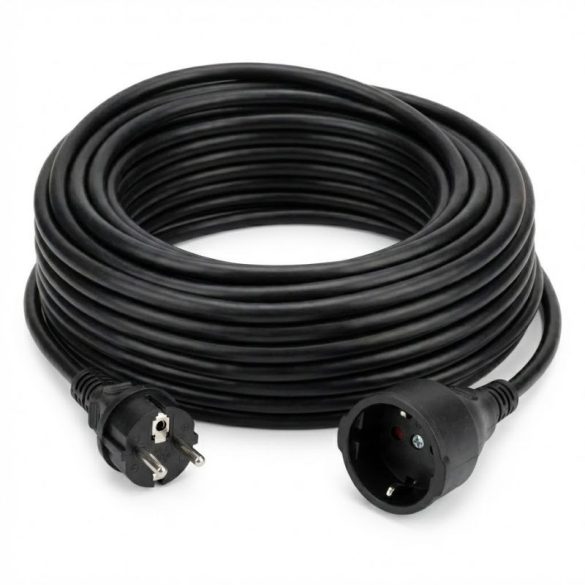 BLACK 20 méteres vízálló elektromos hosszabbító 59012