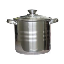   Rozsdamentes fazék üvegfedővel 7,2 liter 22 cm 5949062800737