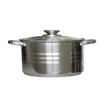   Rozsdamentes lábas üvegfedővel 5,4 liter 24 cm 5949062800829