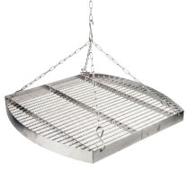   Magyar Függesztett Íves Grillrács – 55,5 x 50,2 cm (Lánccal) 5999559150739