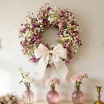 Elegáns masnis műkoszorú 5KM1250WGX