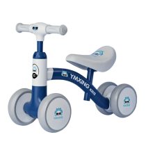   Négy kerekű, pedál nélküli bicikli gyerekeknek - Kék 601099674833524-K