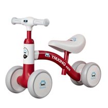   Négy kerekű, pedál nélküli bicikli gyerekeknek - Piros 601099674833524-P