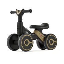   Négy kerekű, pedál nélküli kis bicikli - Fekete 601099808293309-FK