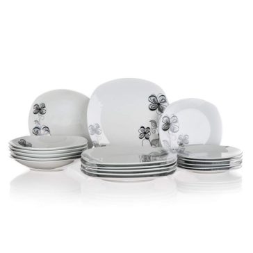 FLOREA Porcelán Tányérkészlet (18 részes) 60311131