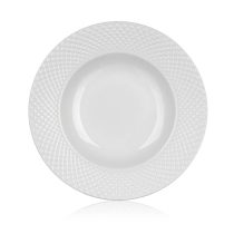   BANQUET DIAMOND LINE mély kerámia tányér, 22,2 cm, fehér 60322120