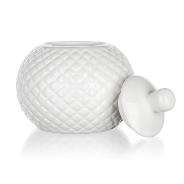 BANQUET DIAMOND LINE kerámia cukortartó, 5,3 cm, fehér 60322130