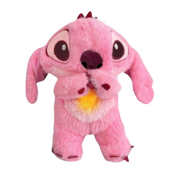 Stitch lélegző plüssfigura, 30 cm, rózsaszín 61772919-2