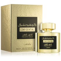   Lattafa Confidential Private Gold Arab parfüm 100 ml - Uniszex 6291107459707