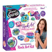   Shimmer 'n Sparkle Inspiráló Rock Art kreatív készlet 671-0065520