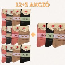 12+3 Női pamut zokni szett 35-38 – 709916-12