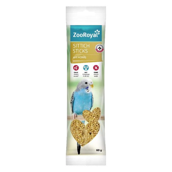 ZooRoyal Mézes rudak papagájoknak 60g 7985453