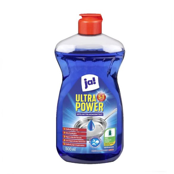 ja! Ultra Power 5 az 1-ben mosogatószer koncentrátum, 500 ml 7990169