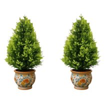 Valósághű műfenyő szett 2 db 45 cm 79M415K076