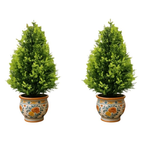 Valósághű műfenyő szett 2 db 45 cm 79M415K076