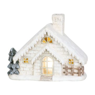   MagicHome karácsonyi LED-es kerámia házikó 40 × 20 × 34 cm 8090327