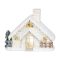 MagicHome karácsonyi LED-es kerámia házikó 40 × 20 × 34 cm 8090327