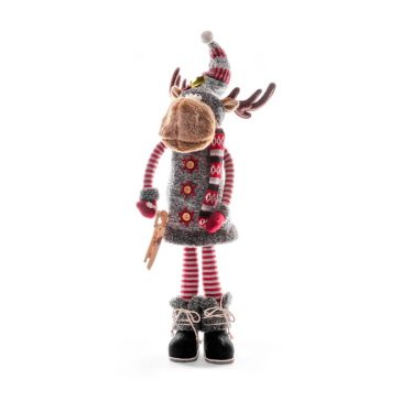   MagicHome karácsonyi álló szarvasünő dekoráció, 81 cm 8090714