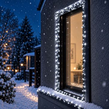  MagicHome CEIBO kültéri LED fényfüzér, hideg fehér, 14,3 m, elemes, időzítővel 8090897