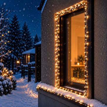   MagicHome CEIBO kültéri LED fényfüzér, 192 LED, meleg fehér, 14,3 m, elemes, időzítővel 8090899