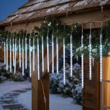   MagicHome jégcsap LED fényfüzér, 720 LED, 7,5 m, hideg fehér 8090913