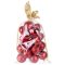 MagicHome karácsonyfadísz gömb szett, 20 db, 6 cm, piros 8091047